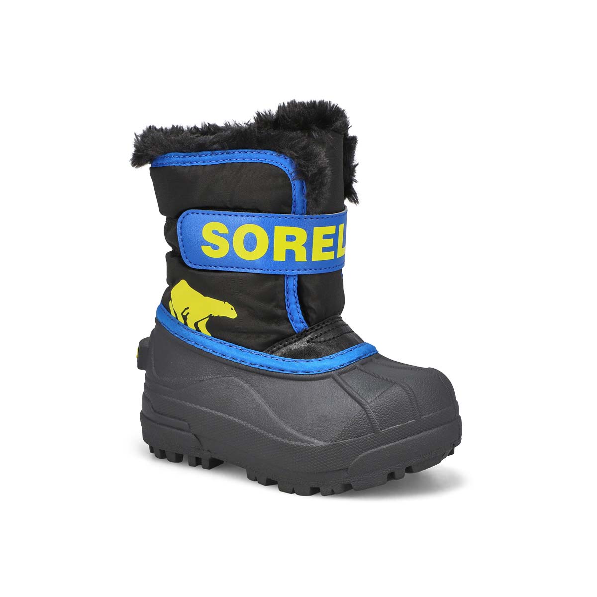 Sorel, Botte SNOW COMMANDER, noir super bleu, bébés