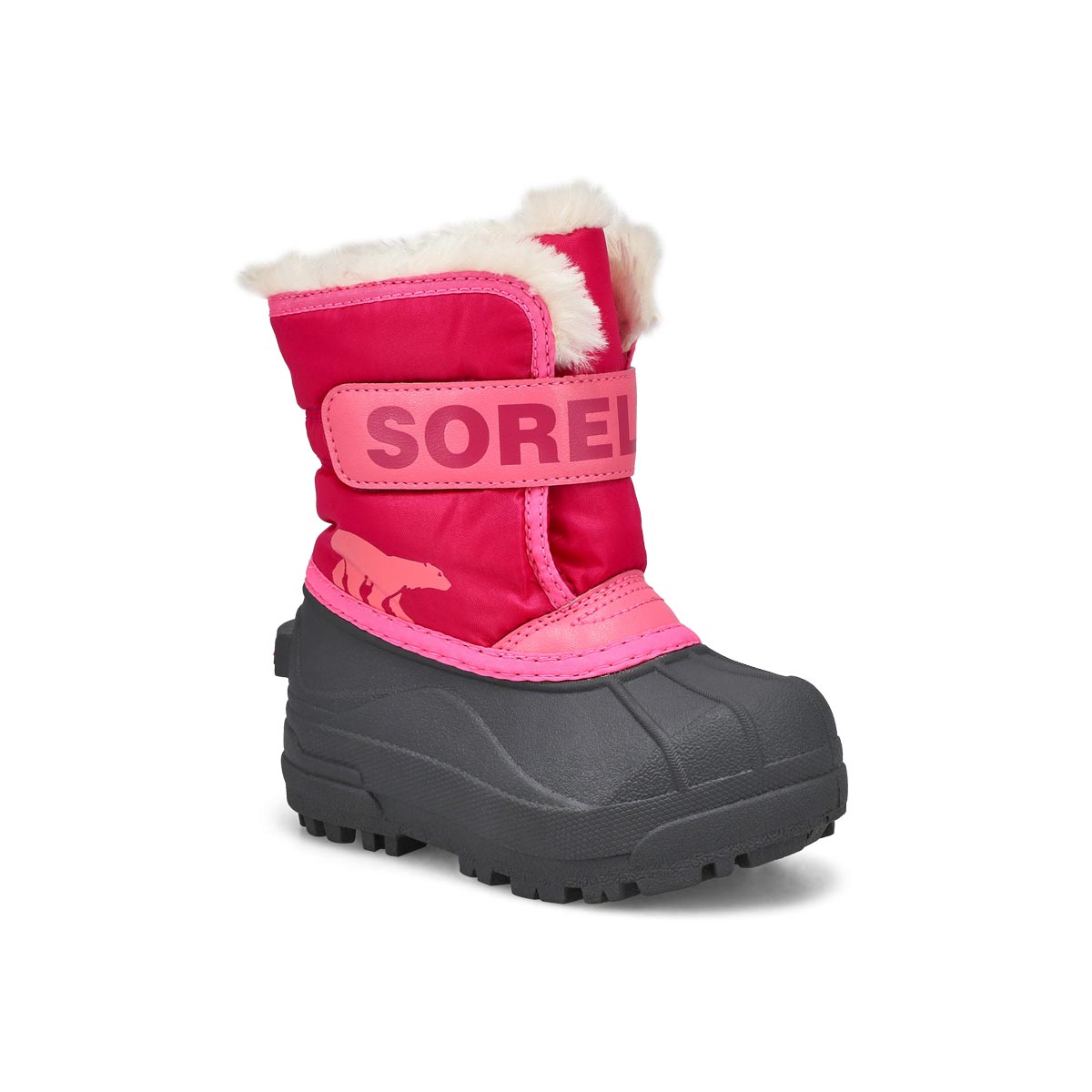 Sorel, Botte d'hiver SNOW COMMANDER, rose tropical rosé profond, bébés