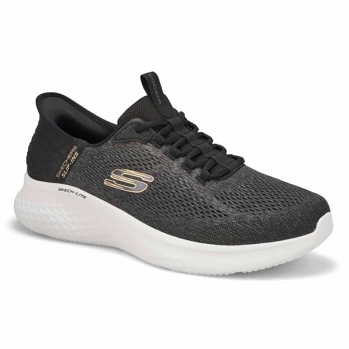 Skechers, Baskets à enfiler SKECH-LITE PRO PRIME SLIP-INS, noir gris, hommes