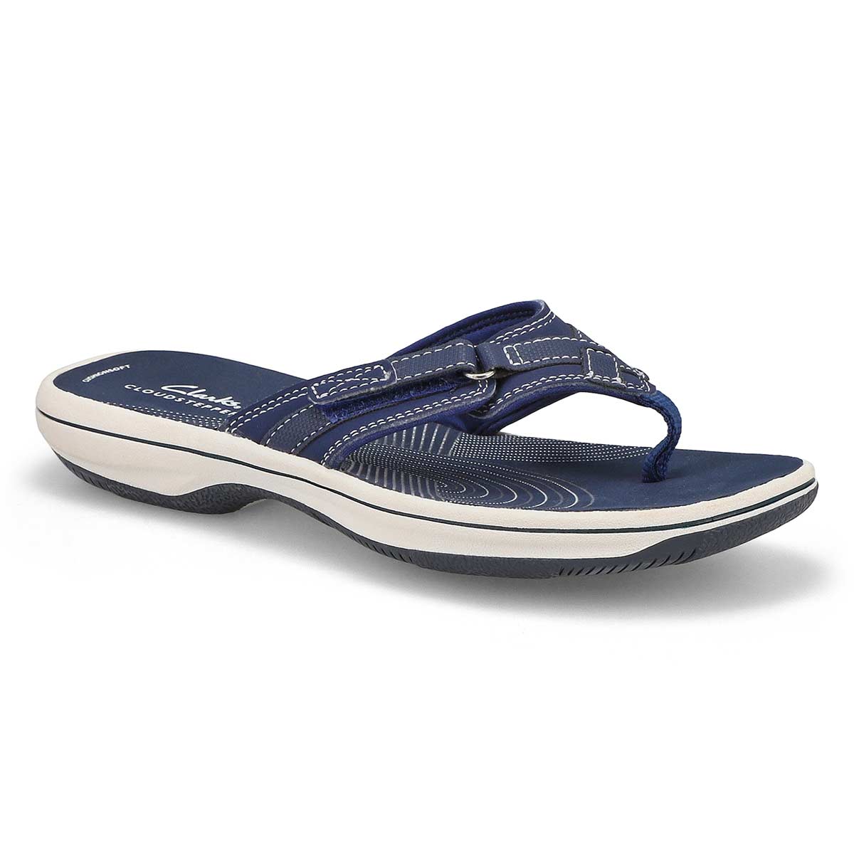 Clarks, Tongs BREEZE SEA, marine, femmes