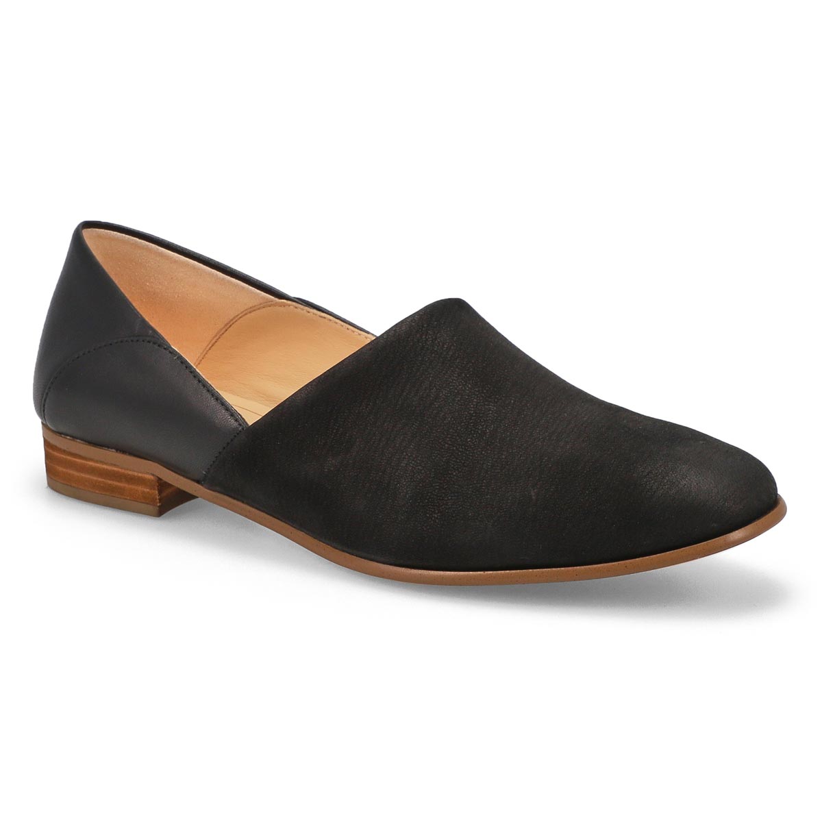 clarks women's pure tone loafer flat