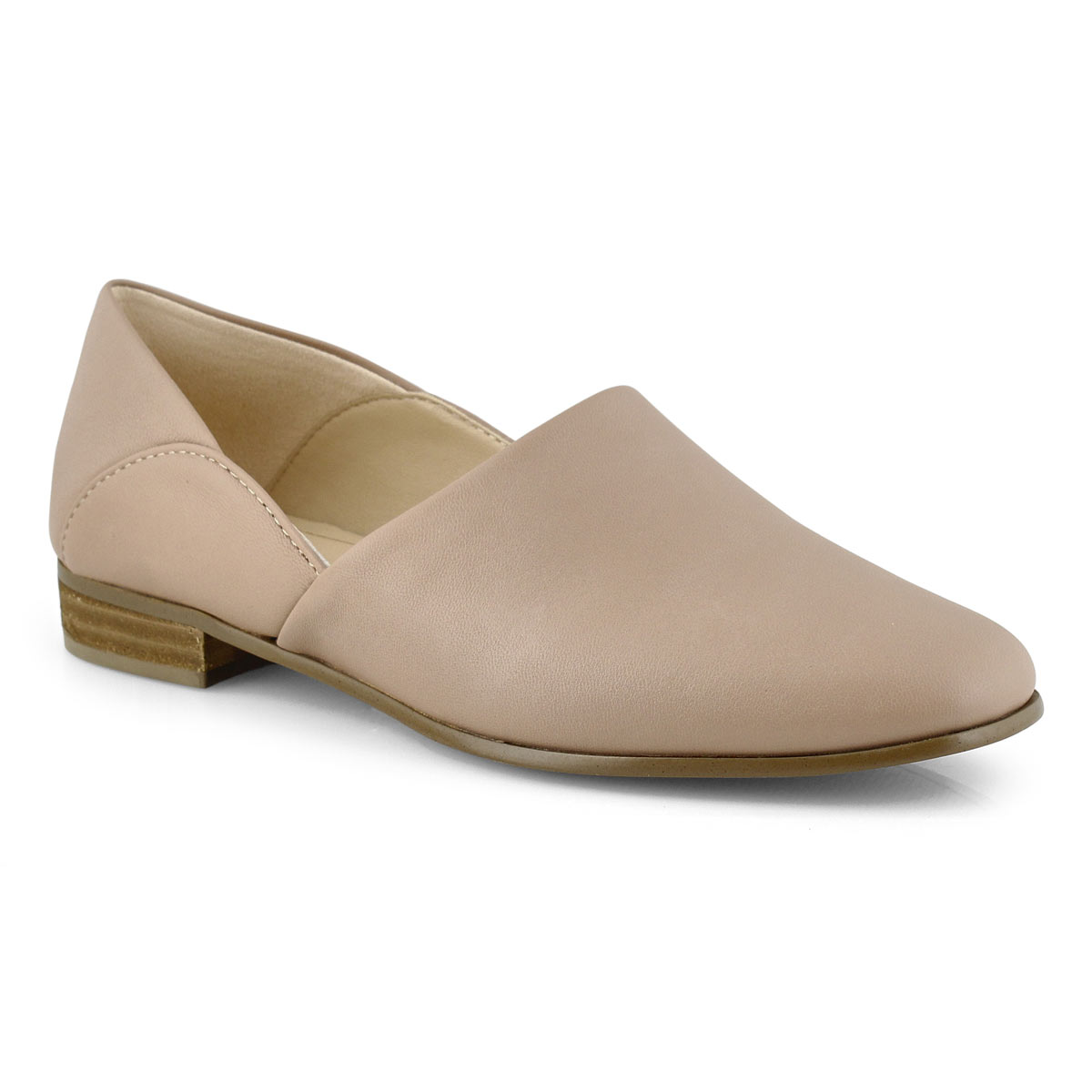 clarks women's pure tone loafer flat