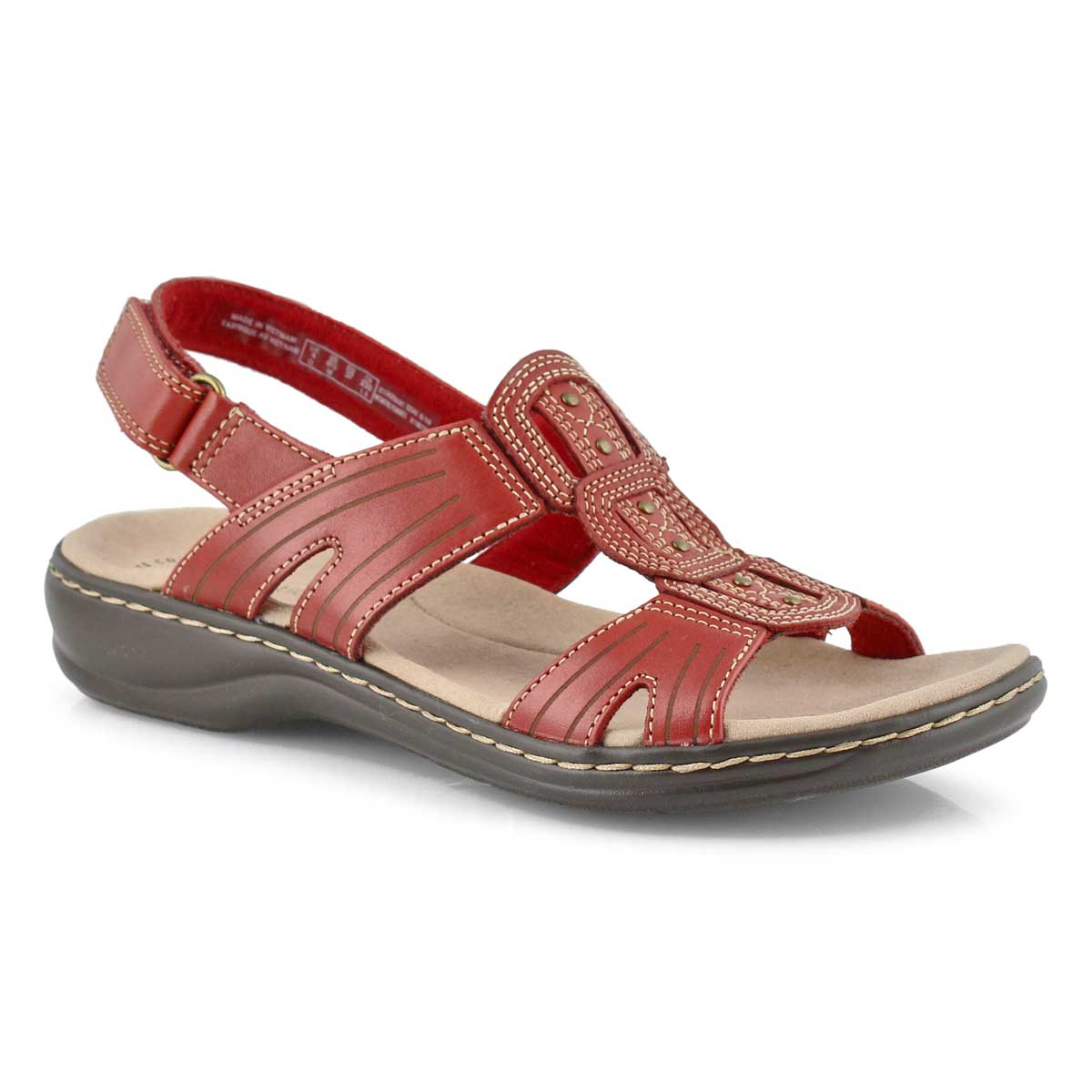 clarks womens leisa vine strap sandals