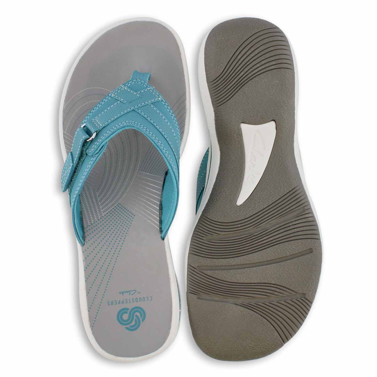 clarks women's breeze sea thong sandals