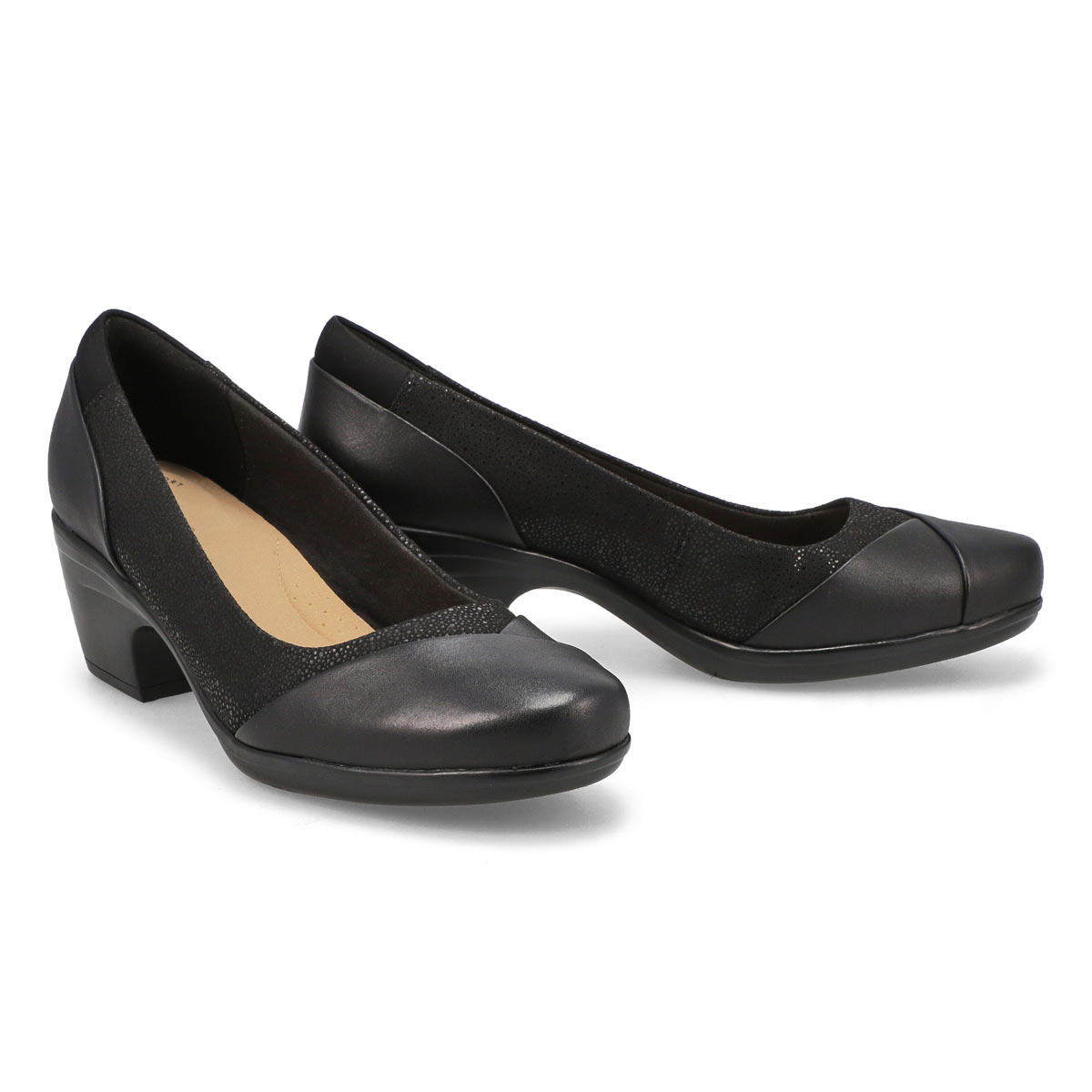 Clarks Women's Emily Alexa Dress Heel - Black 