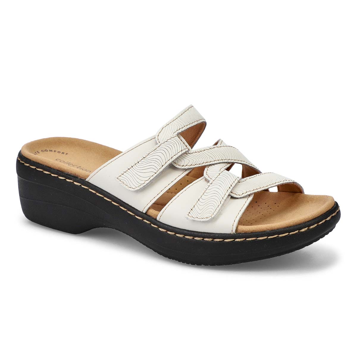 Clarks Womens' Merliah Karli Sandal - Metalli | SoftMoc.com