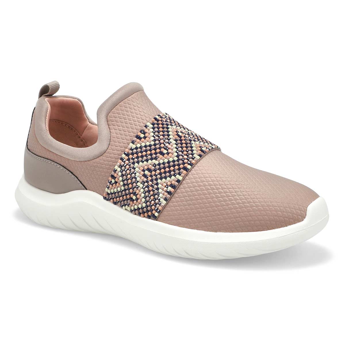 Clarks Women's Nova Way Slip On Sneaker - Sto | SoftMoc.com