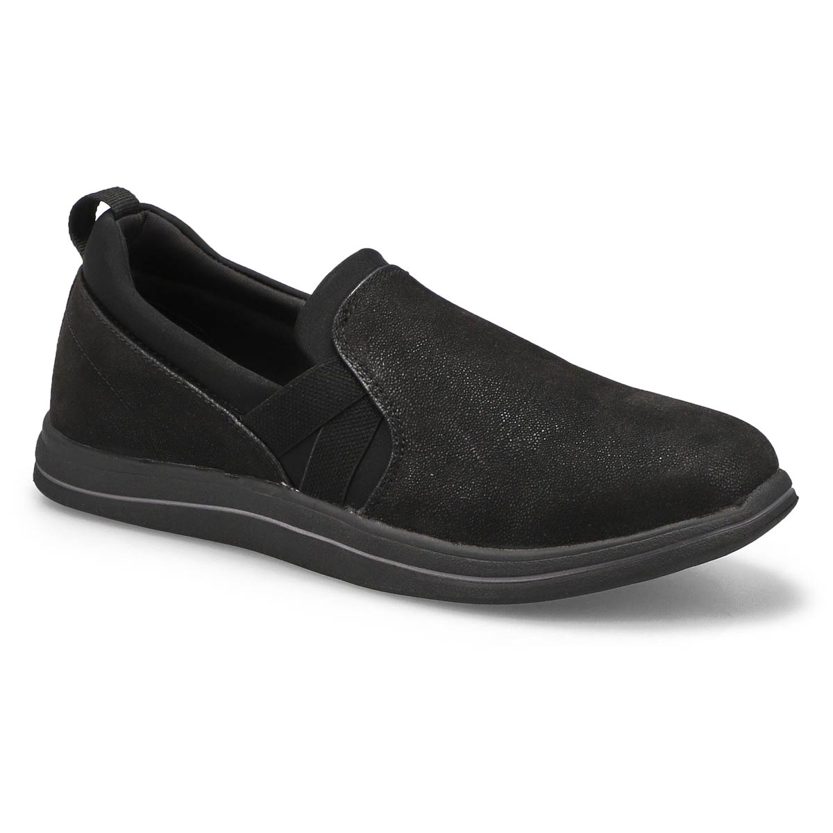 Clarks, Women's Breeze Bali Slip On Sneaker - Black