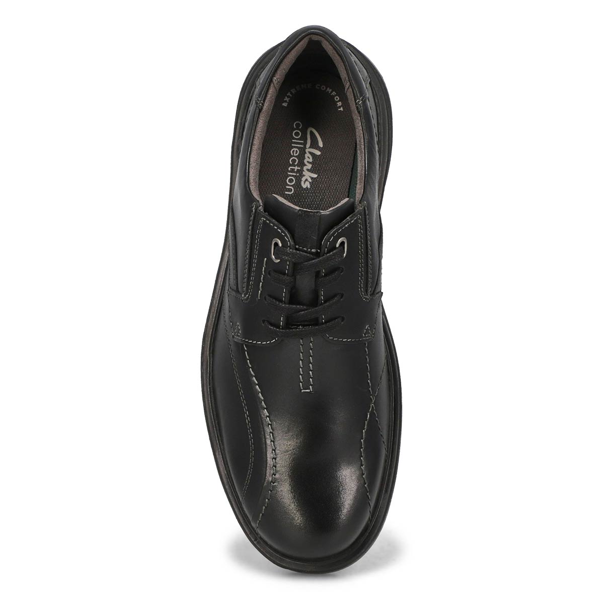 Mens Gessler Lace Up Wide Casual Oxford - Black