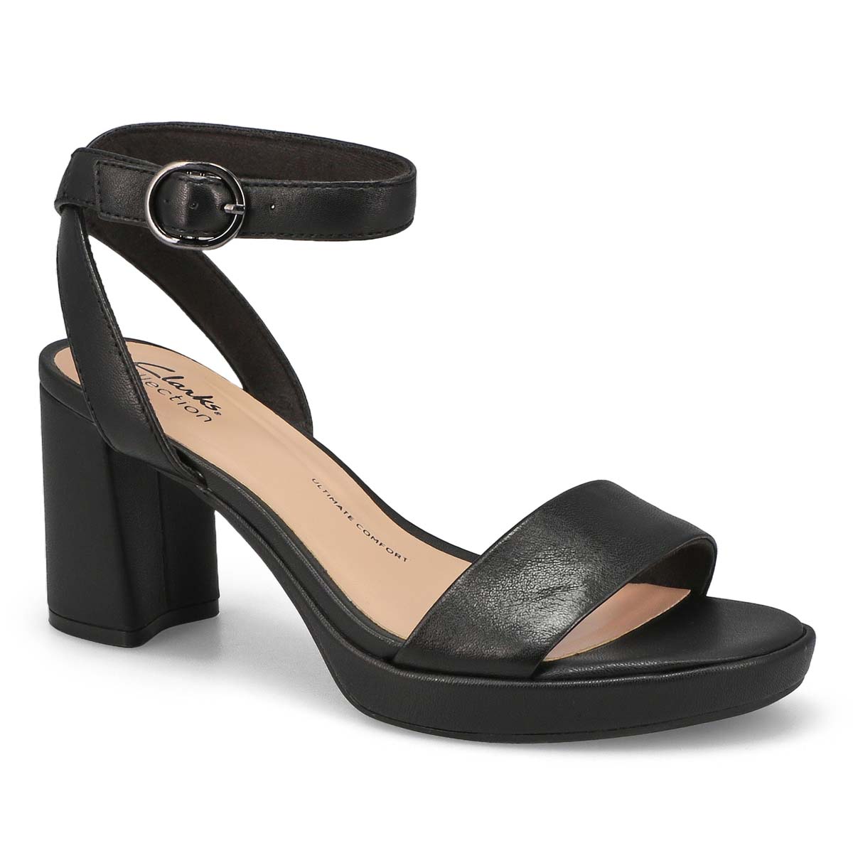 Clarks, Women's AmbyrLyn Bay Dress Heel - Black