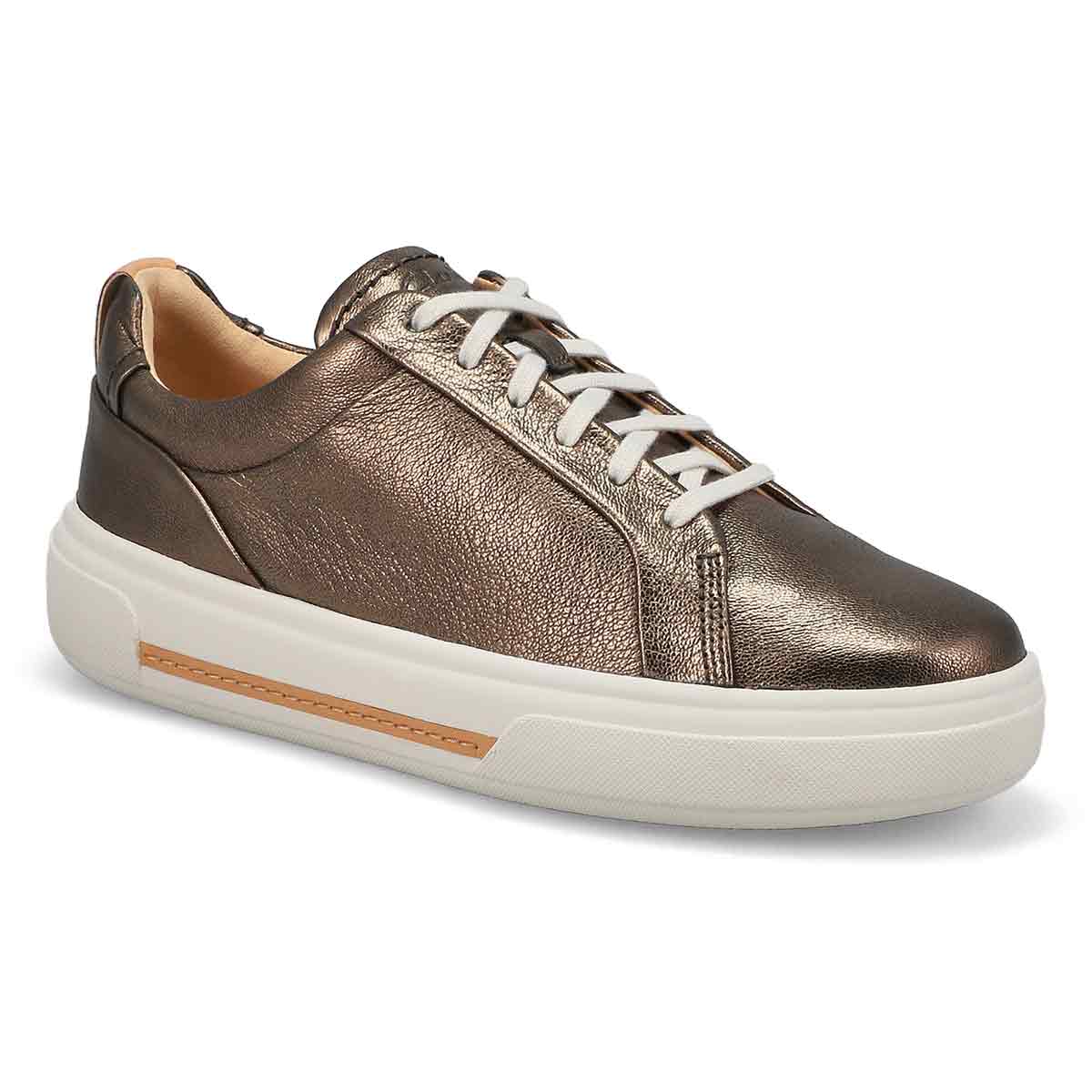 Clarks, Clarks, Women's Hollyhock Walk Lace Up Sneaker - Gold Metallic