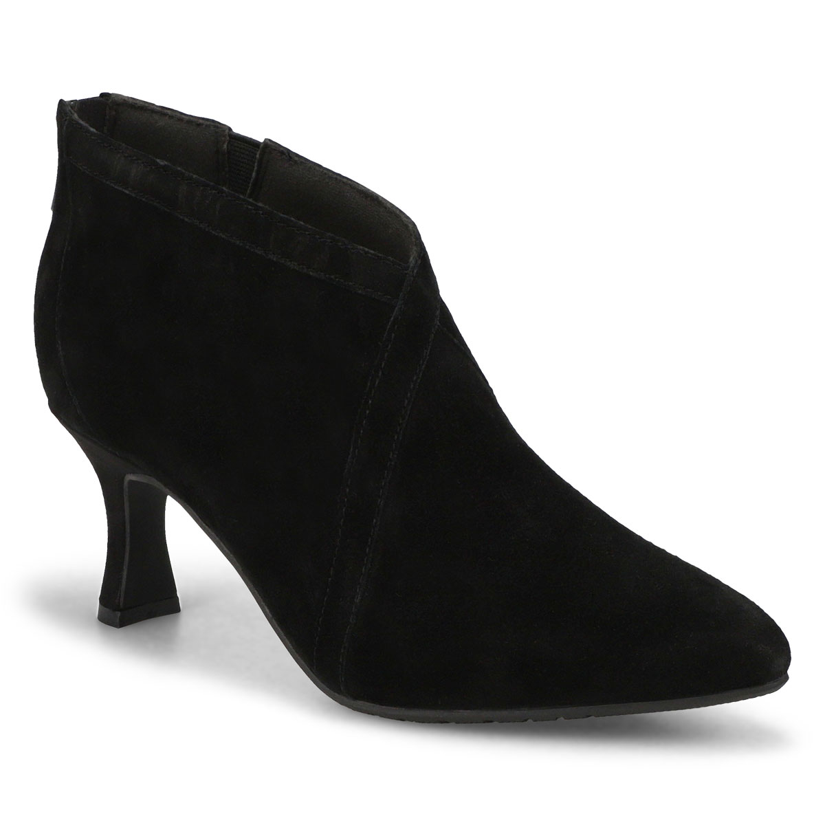 Clarks, Women's Kataleyna Sol Dress Boot - Black Suede