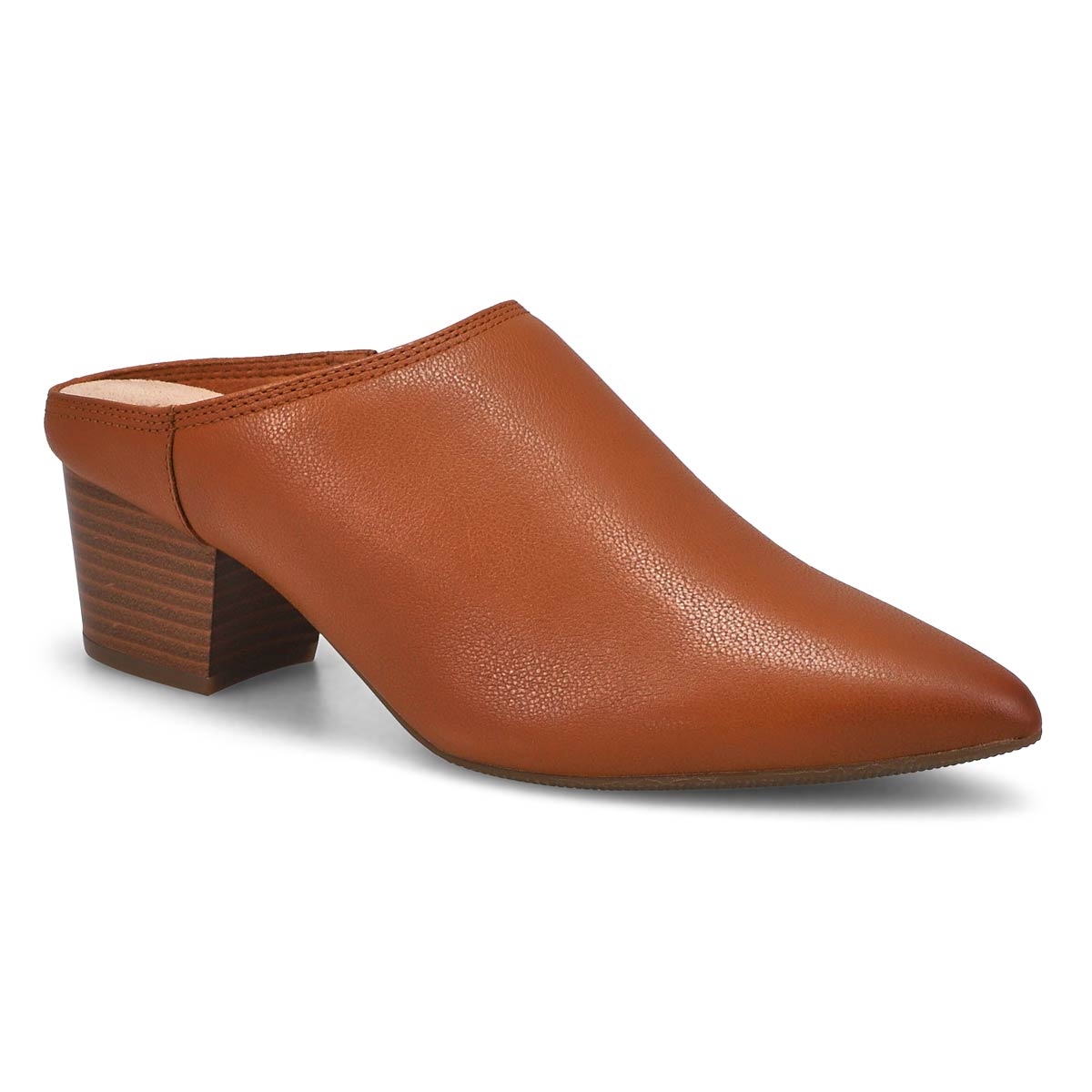 Clarks, Women's  Ellanie Pace Open Back Heeled Mule - Tan