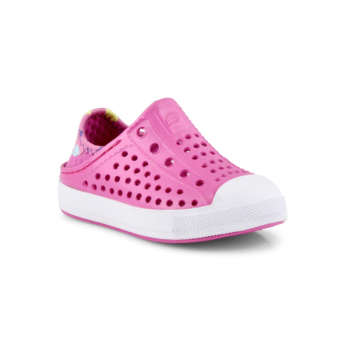 hot pink slip on sneakers