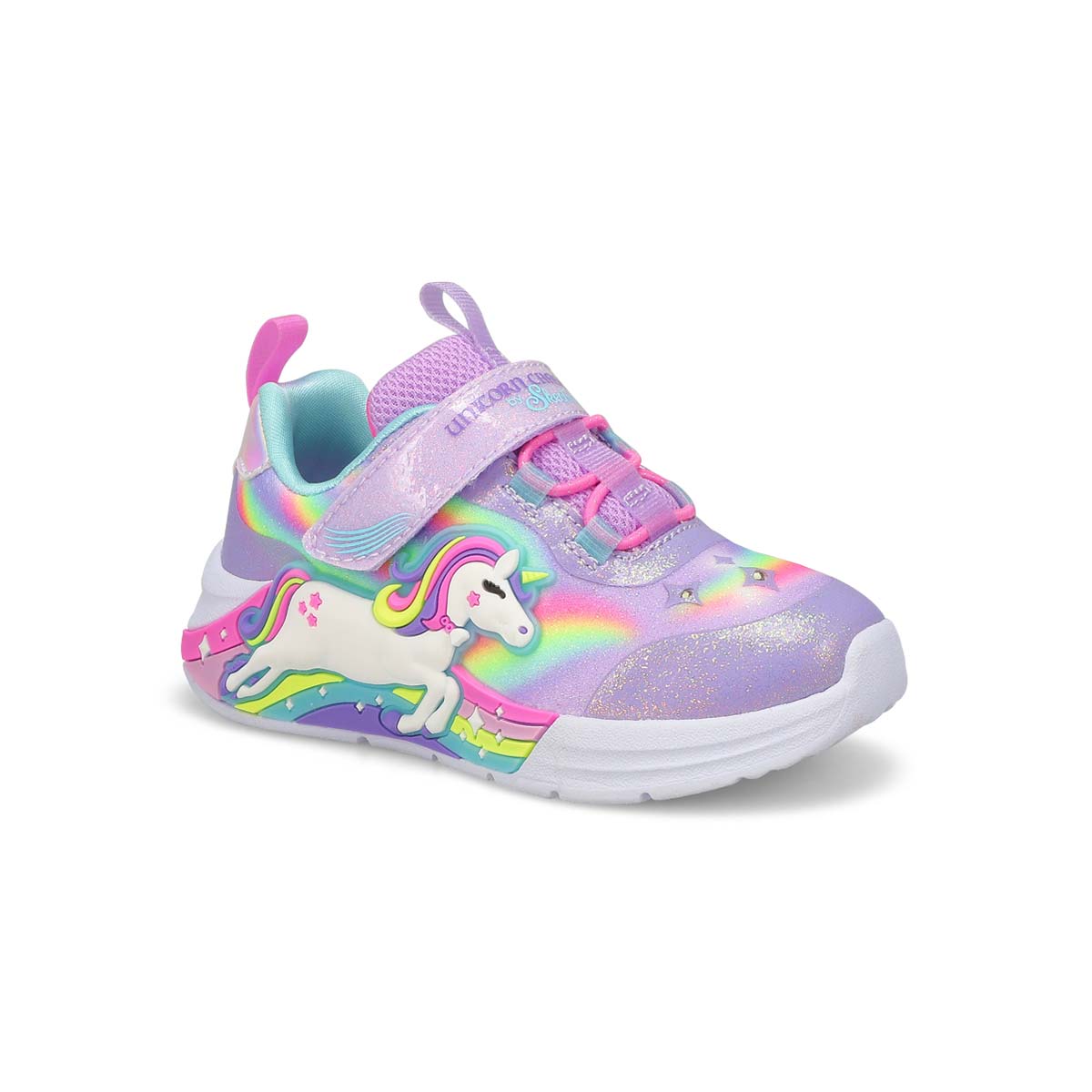 Skechers, Infants' G Unicorn Chaser Light Up Sneaker - Lavender Multi