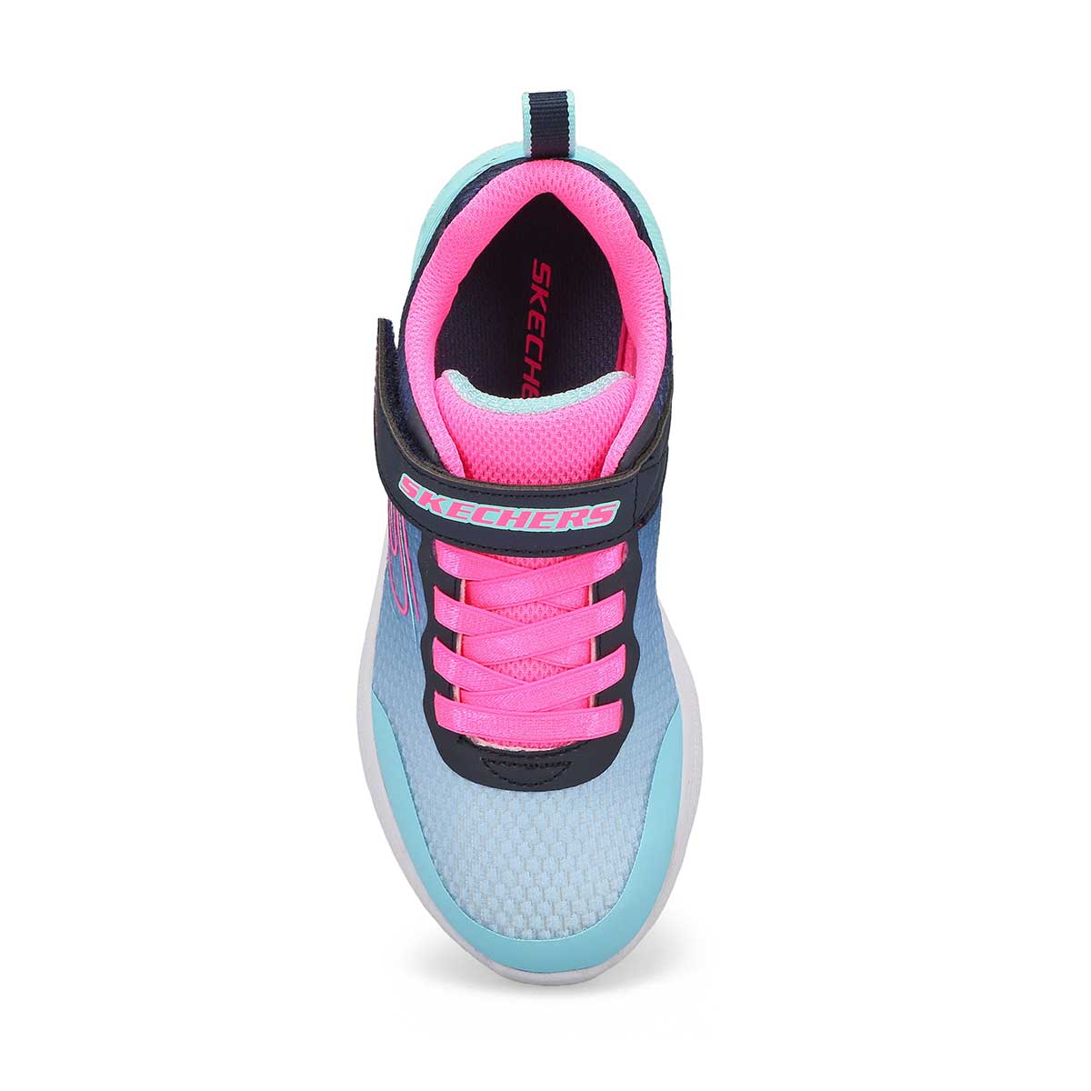 Girls Microspec Max Plus - Echo Sprint Sneaker Navy/Aqua