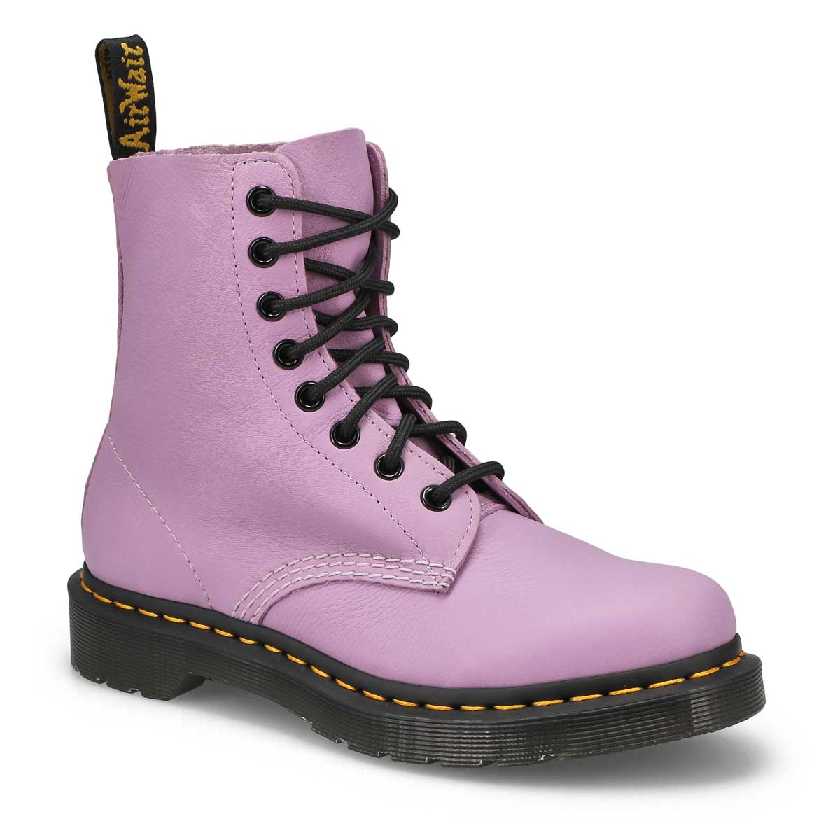 DrMartens, Botte militaire à 8 œillets 1460 PASCAL VIRGINIA, lilas, femmes