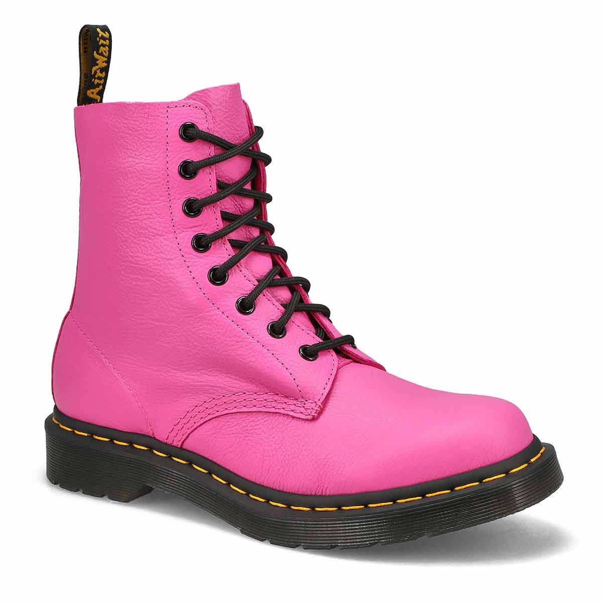 DrMartens, Botte militaire à 8 œillets 1460 PASCAL, rose, femmes