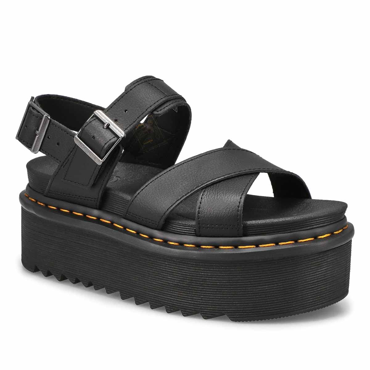 DrMartens, Sandale plateforme VOSS II QUAD ATHENA, noir, femmes