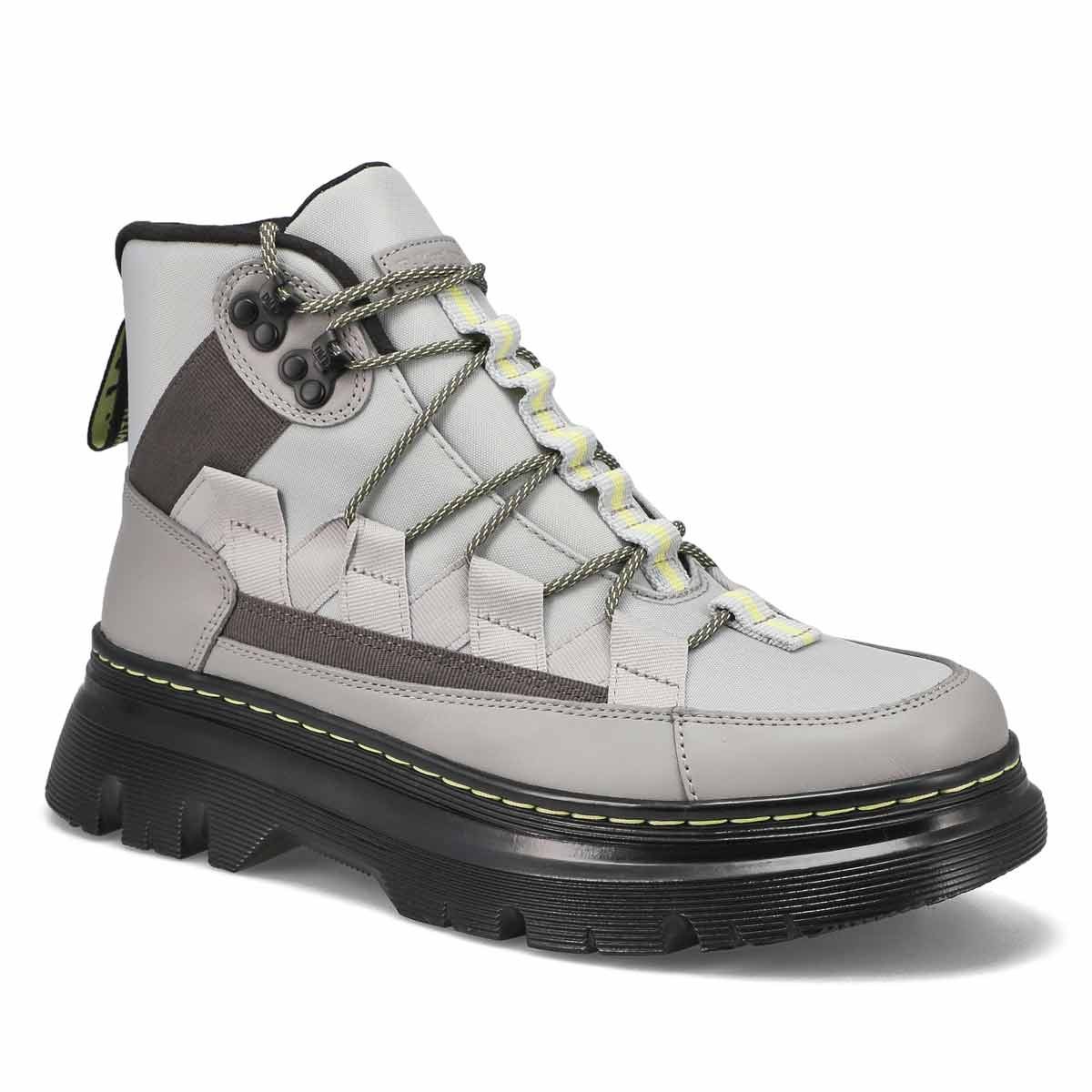 DrMartens, DrMartens, Botte militaire BOURY, gris métal, hommes