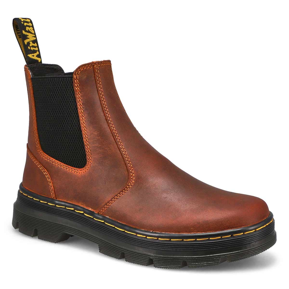 DrMartens, Men's Embury Pull Up Chelsea Boot - Pecan