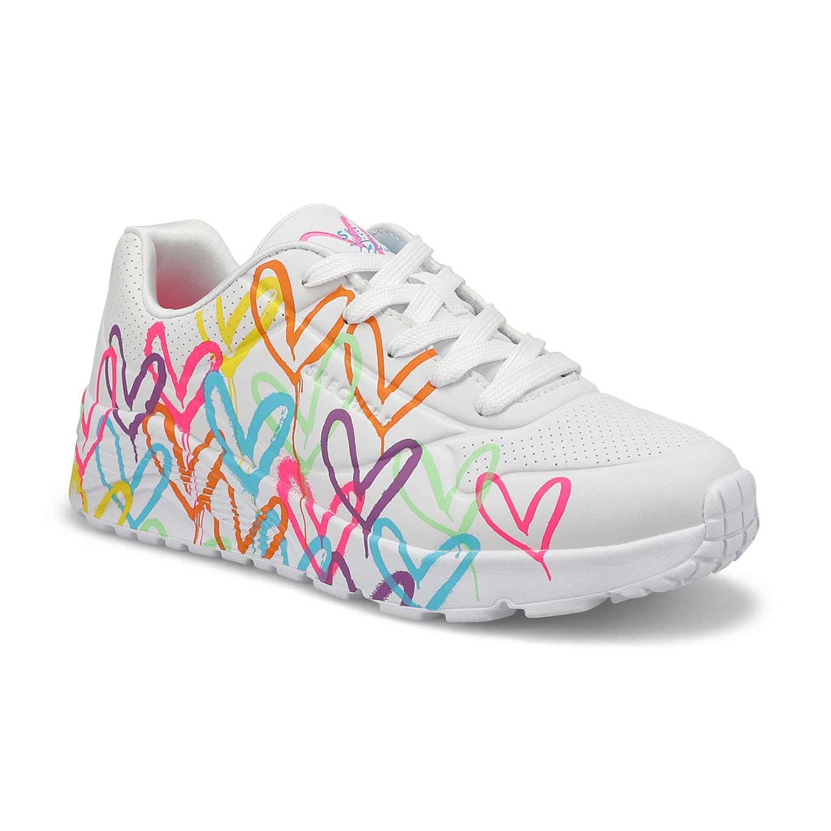 Skechers, Girls' JGoldcrown Uno Lite Sneaker - Multi