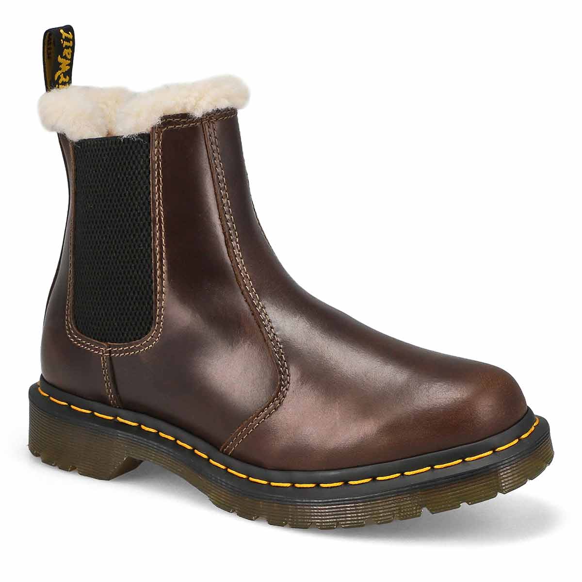 DrMartens, Women's 2976 Leonore Chelsea Boot - Dark Khaki