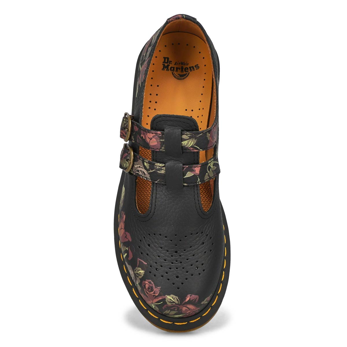 Womens 8065 MaryJane 2 Strap Casual Oxford - Decayed Roses