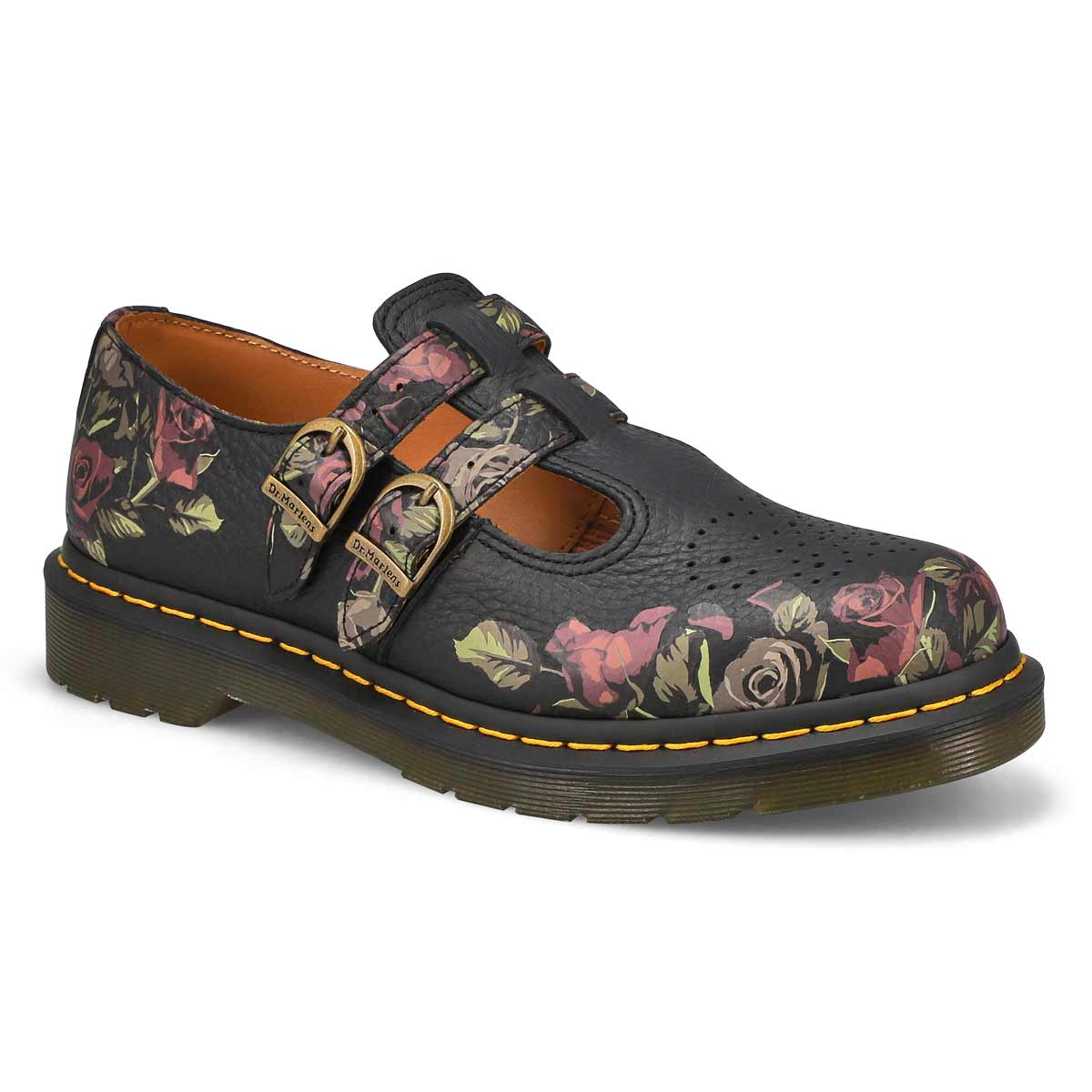 DrMartens, DrMartens, Mary Janes à 2 brides 8065, roses fanées, femmes