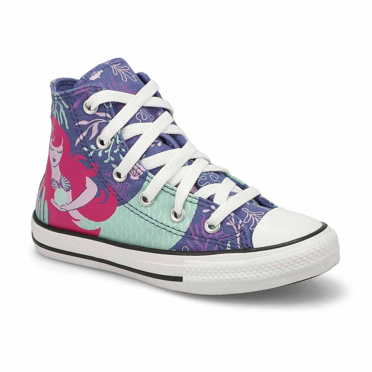 Converse, Girls' Chuck Taylor All Star Under The Sea Hi Top Sneaker - Indigo Dew