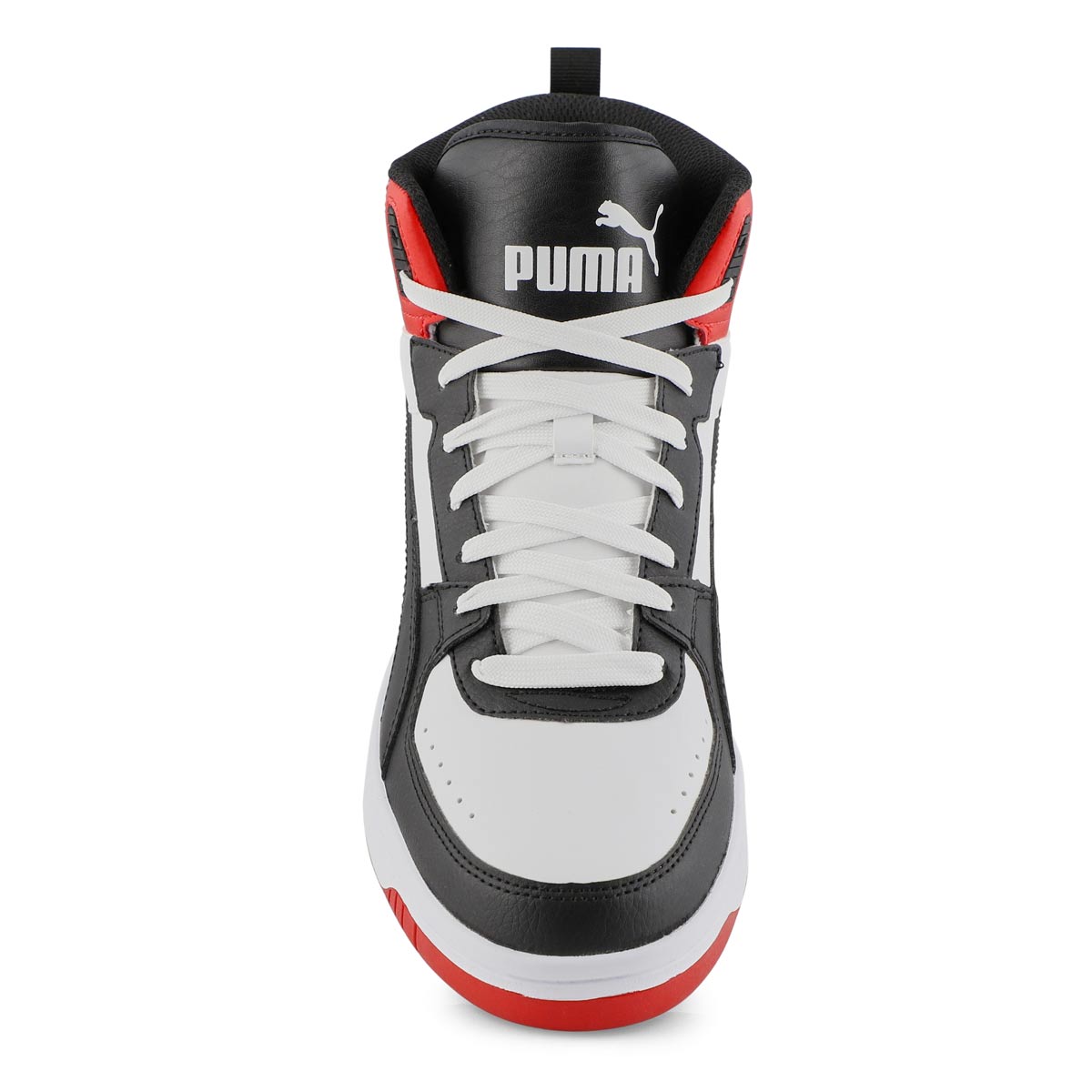 Puma Men's Rebound Joy Sneaker - Black/ White | SoftMoc.com