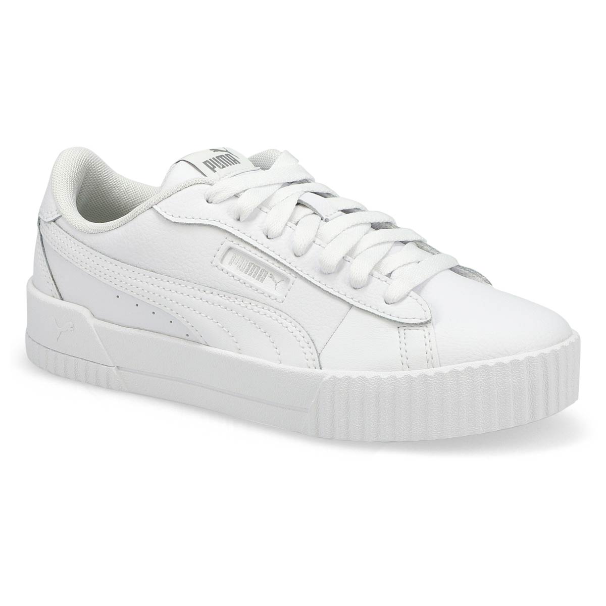 Puma Women's Carina Crew Sneaker - White Whit 