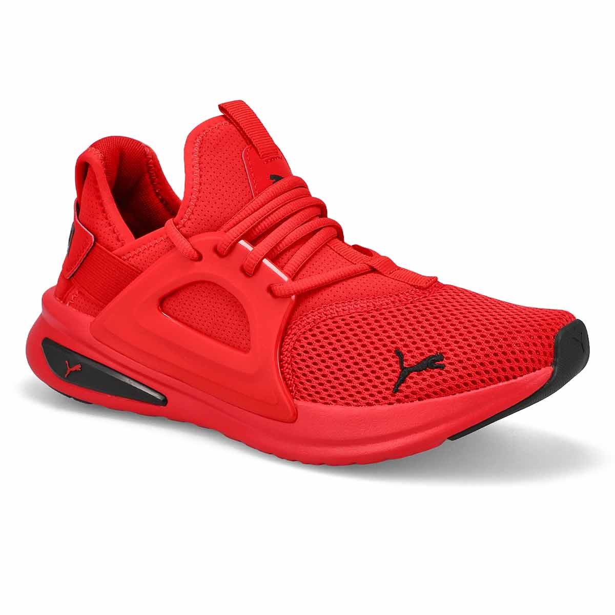 Puma, Men's Softride Enzo Evo Lace Up Sneaker - Red Black