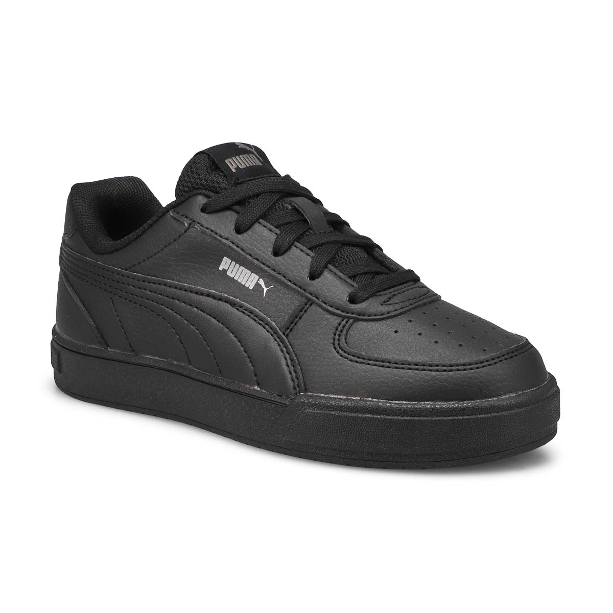 Puma, Baskets CAVEN JR PS, noir gris acier, enfants