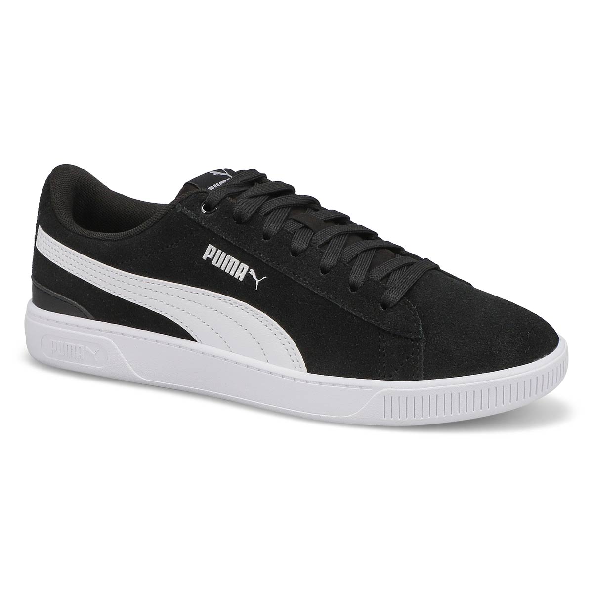 Puma, Baskets à lacets VIKKY 3.0, noir blanc argent, femmes