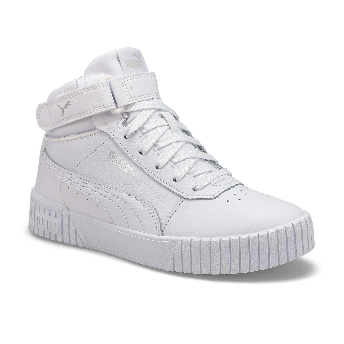 Puma, Puma, Girls' Carina 2.0 Mid Sneaker - White