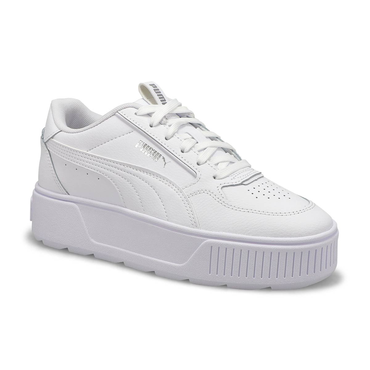 Puma, Girls' Karmen Rebelle Jr Sneaker - White