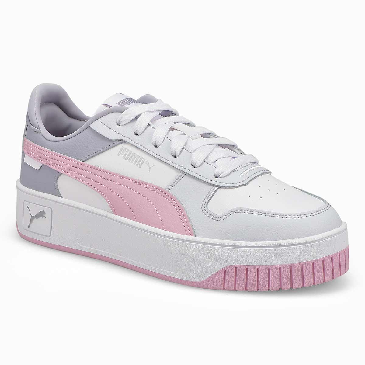 Puma, Baskets CARINA STREET, blanc raisin argent, femmes