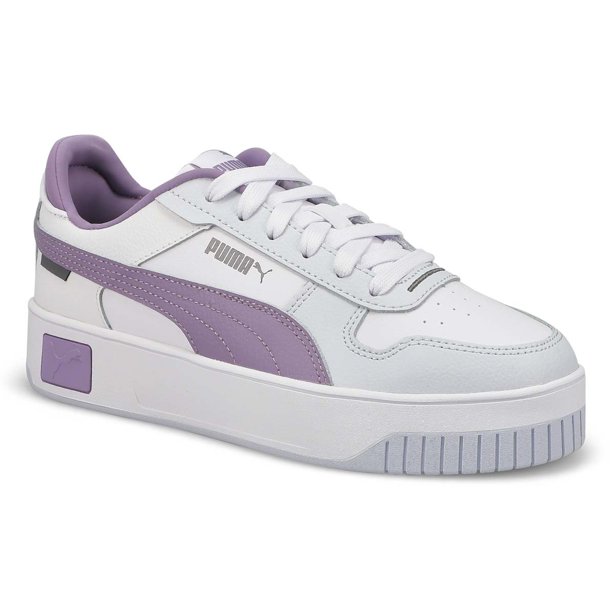 Puma, Baskets à lacets CARINA STREET, blanc prune pâle argent, femmes