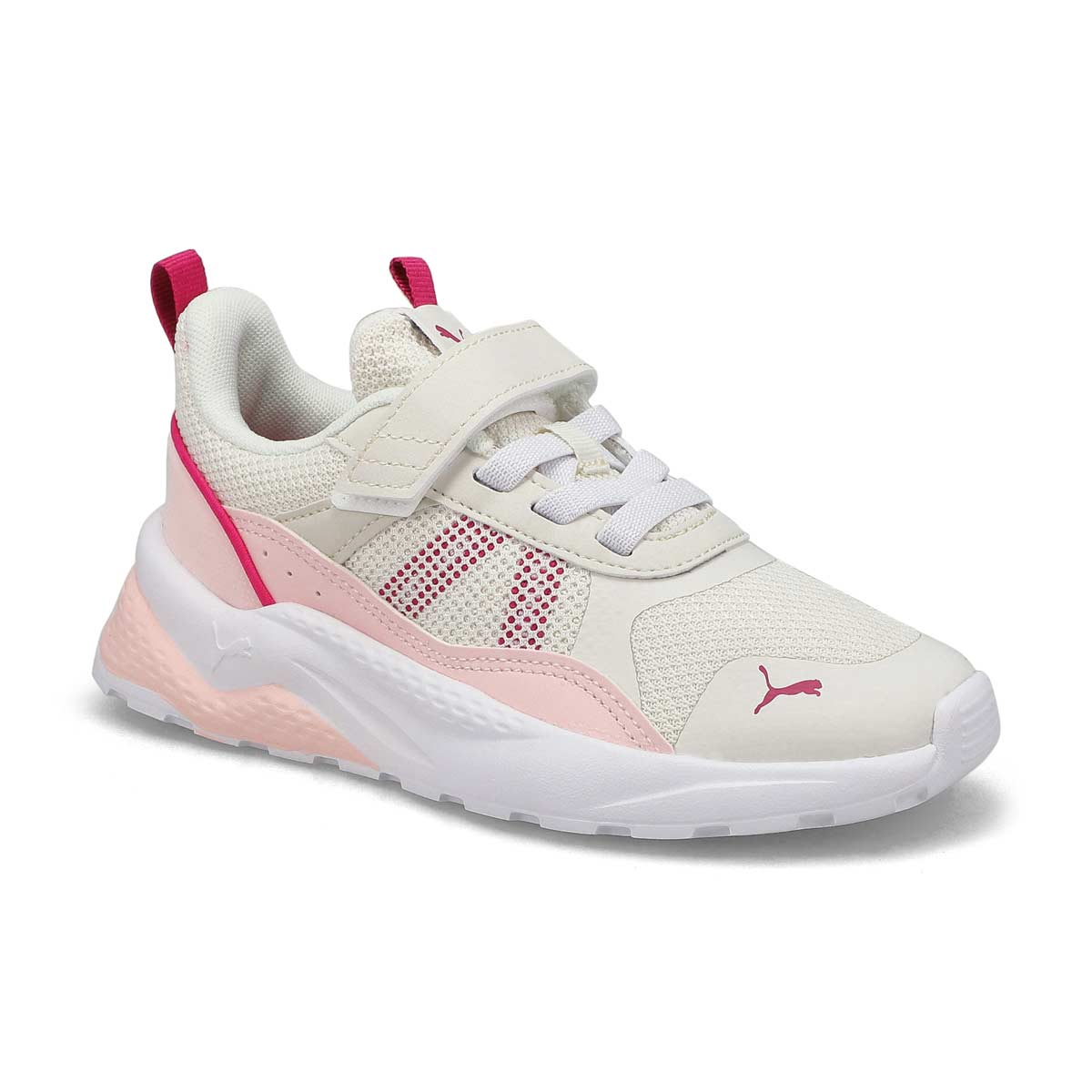 Puma, Girls' Anzarun 2.0 AC+PS Sneaker - Grey Pink