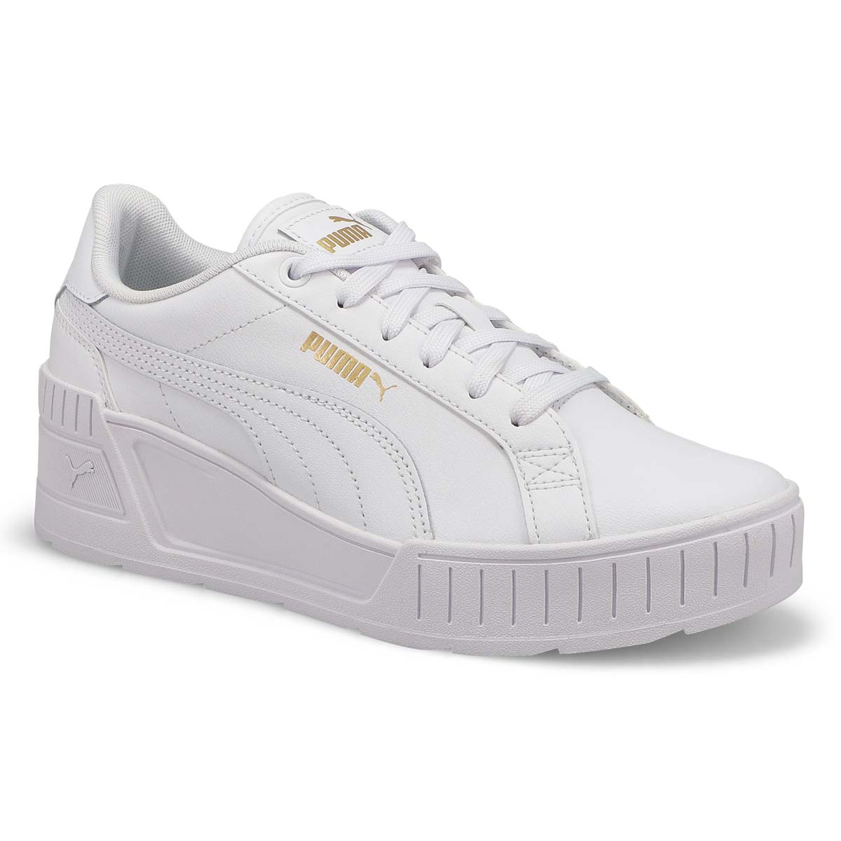 Puma, Baskets compensées KARMEN WEDGE , blanc blanc, femmes