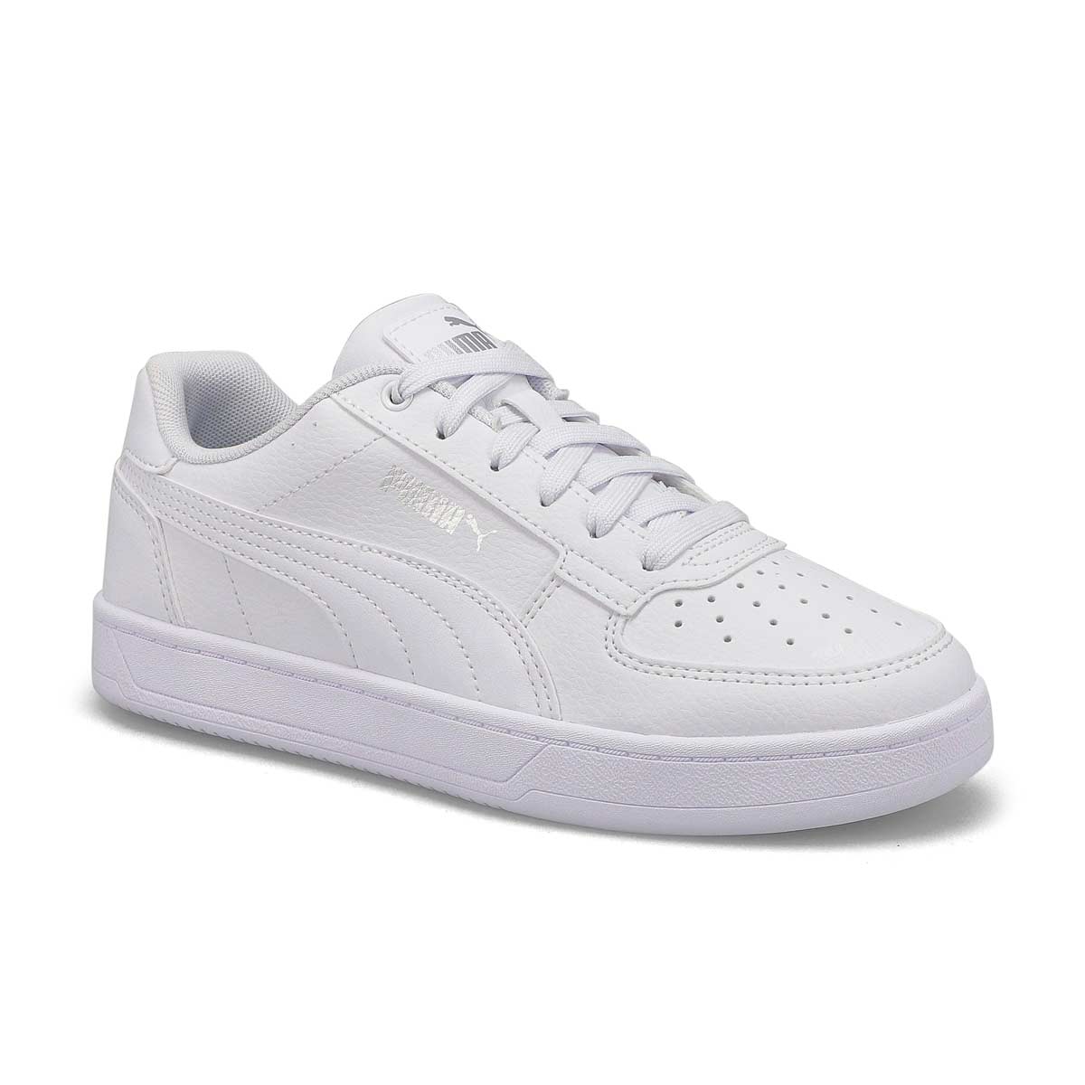 Puma, Baskets CAVEN 2.0 JR, blanc argent, enfants