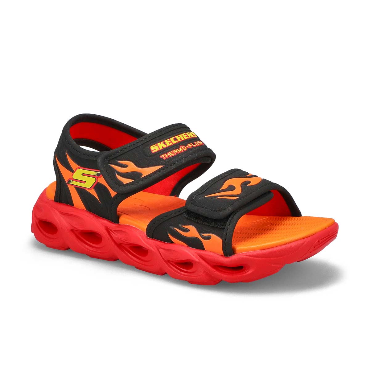 Skechers, Sandale THERMO SPLASH, noir rouge, garçons