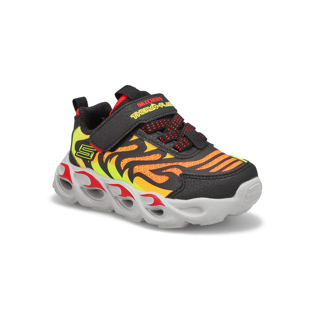 Skechers, Infants' BThermo-Flash Light Up Sneaker - Black Red