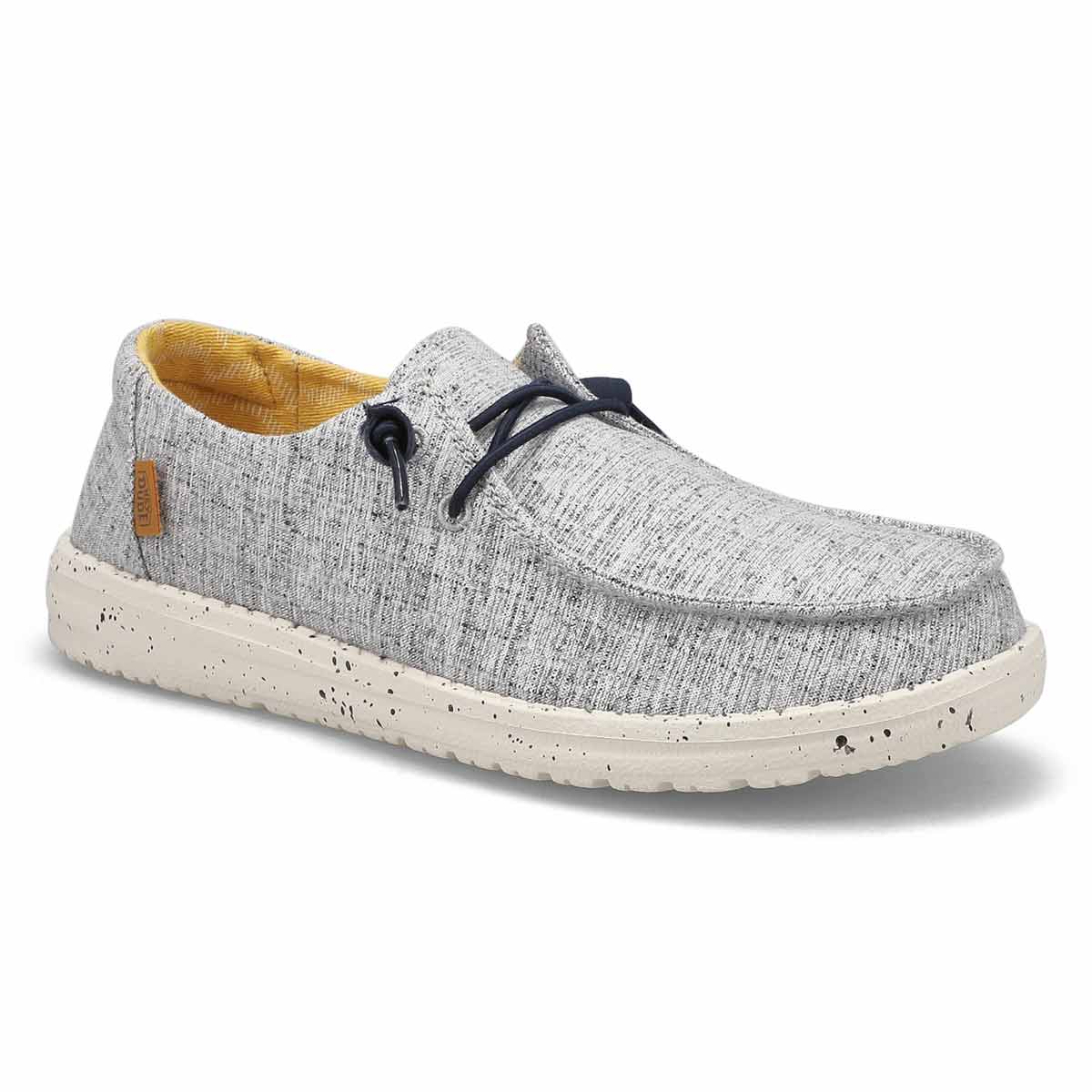 Heydude, Women's Wendy Chambray Casual Shoe - White Blue