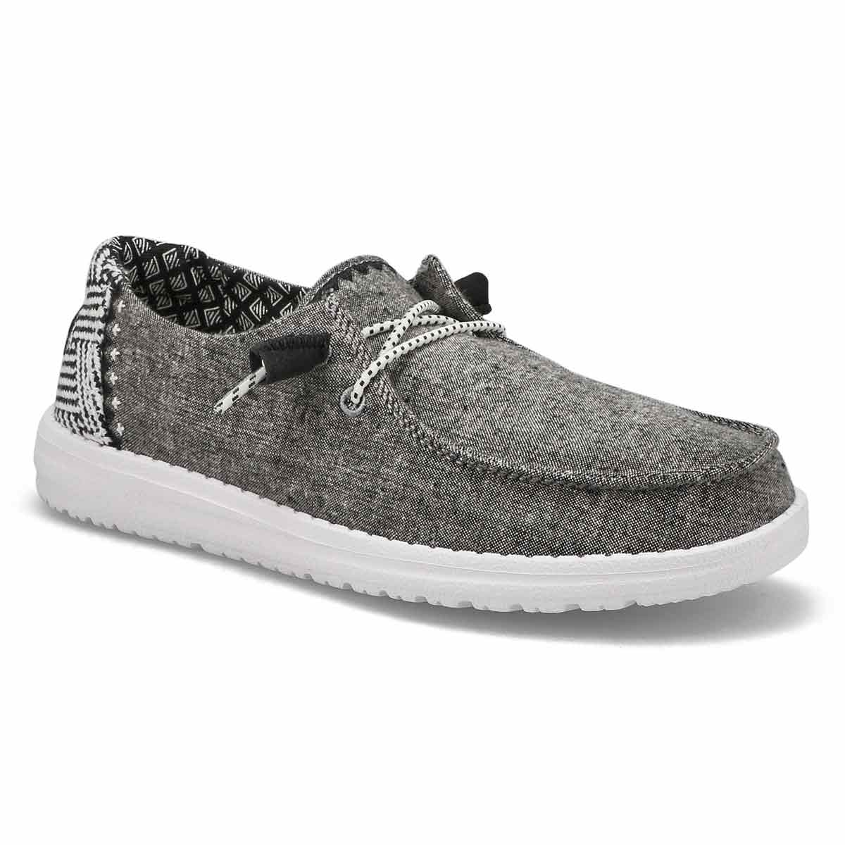 Heydude, Women's Wendy Chambray Casual Shoe - Woven Onyx