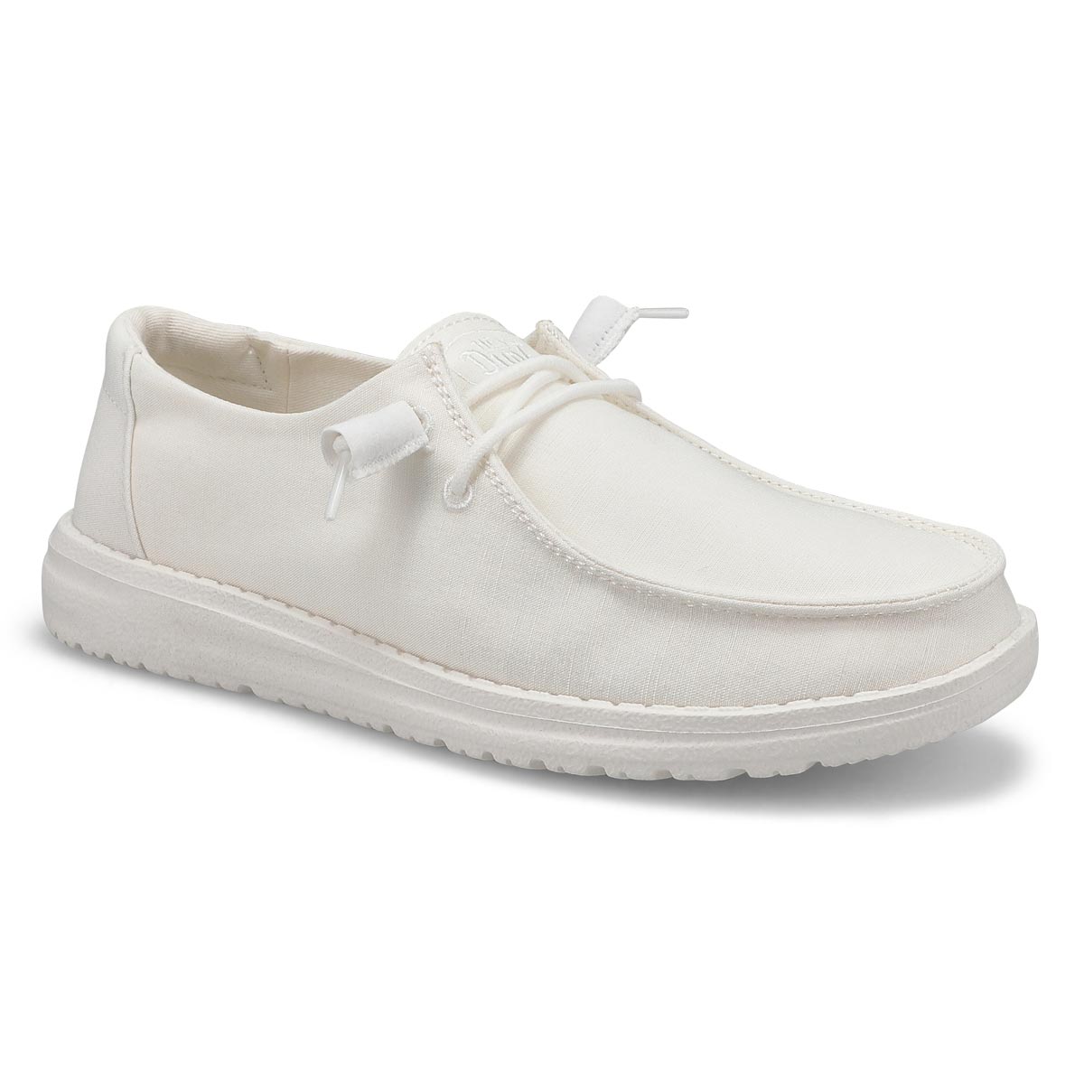 Heydude, Women's Wendy Slub Canvas Casual Shoe - White