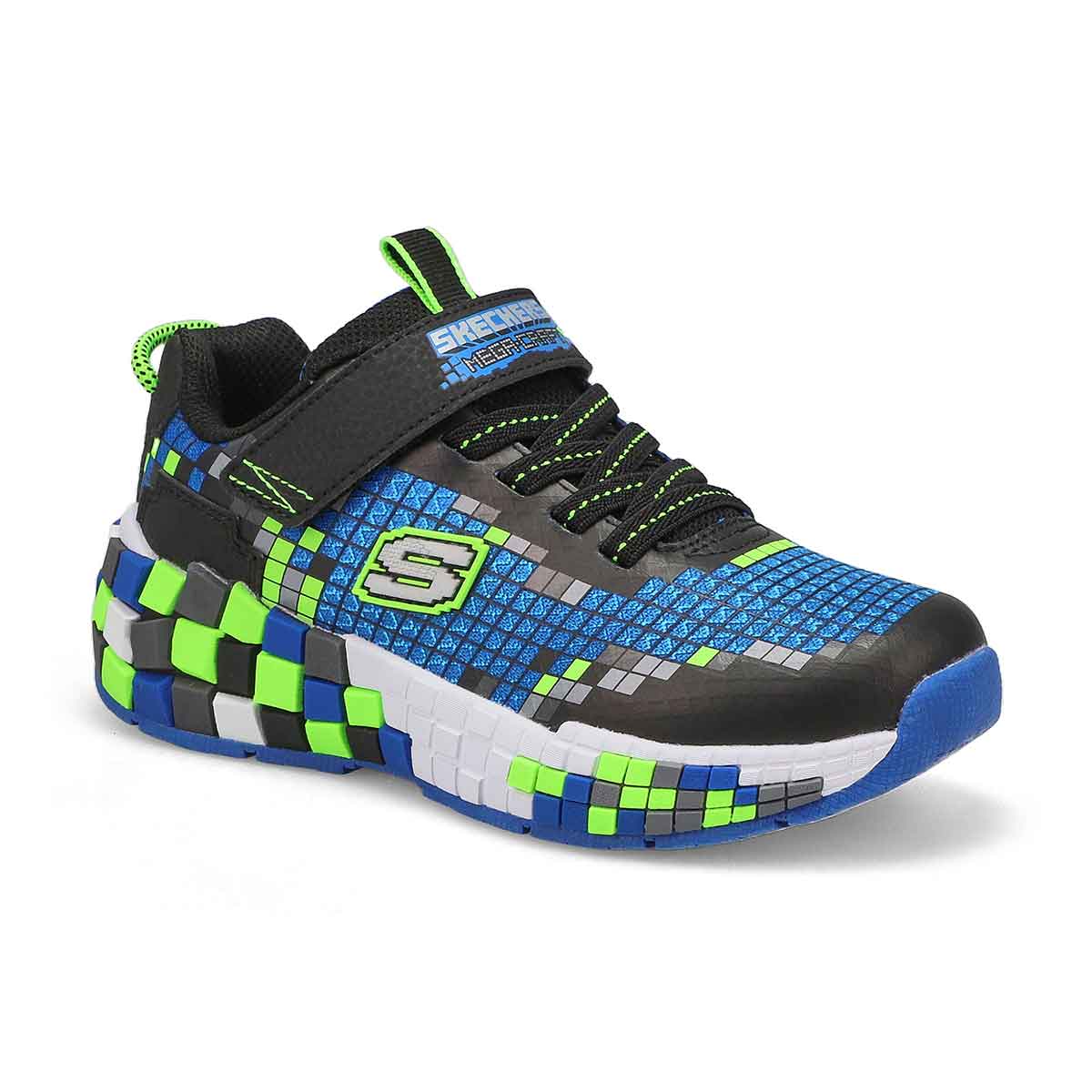 Skechers, Baskets MEGACRAFT 3.0, bleu lime, garçons