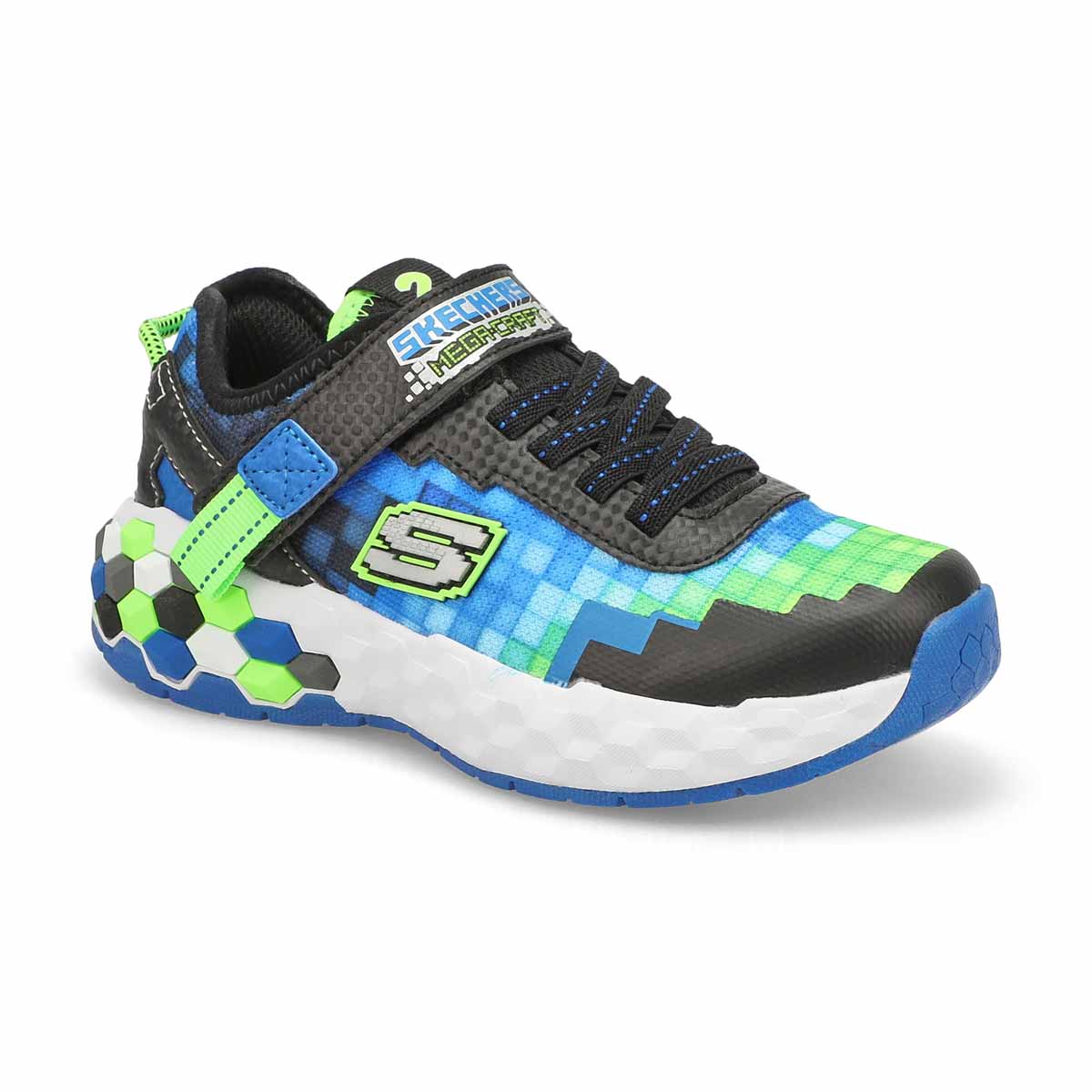 Skechers, Boys' Mega Craft 2.0 Sneaker - Blue Black