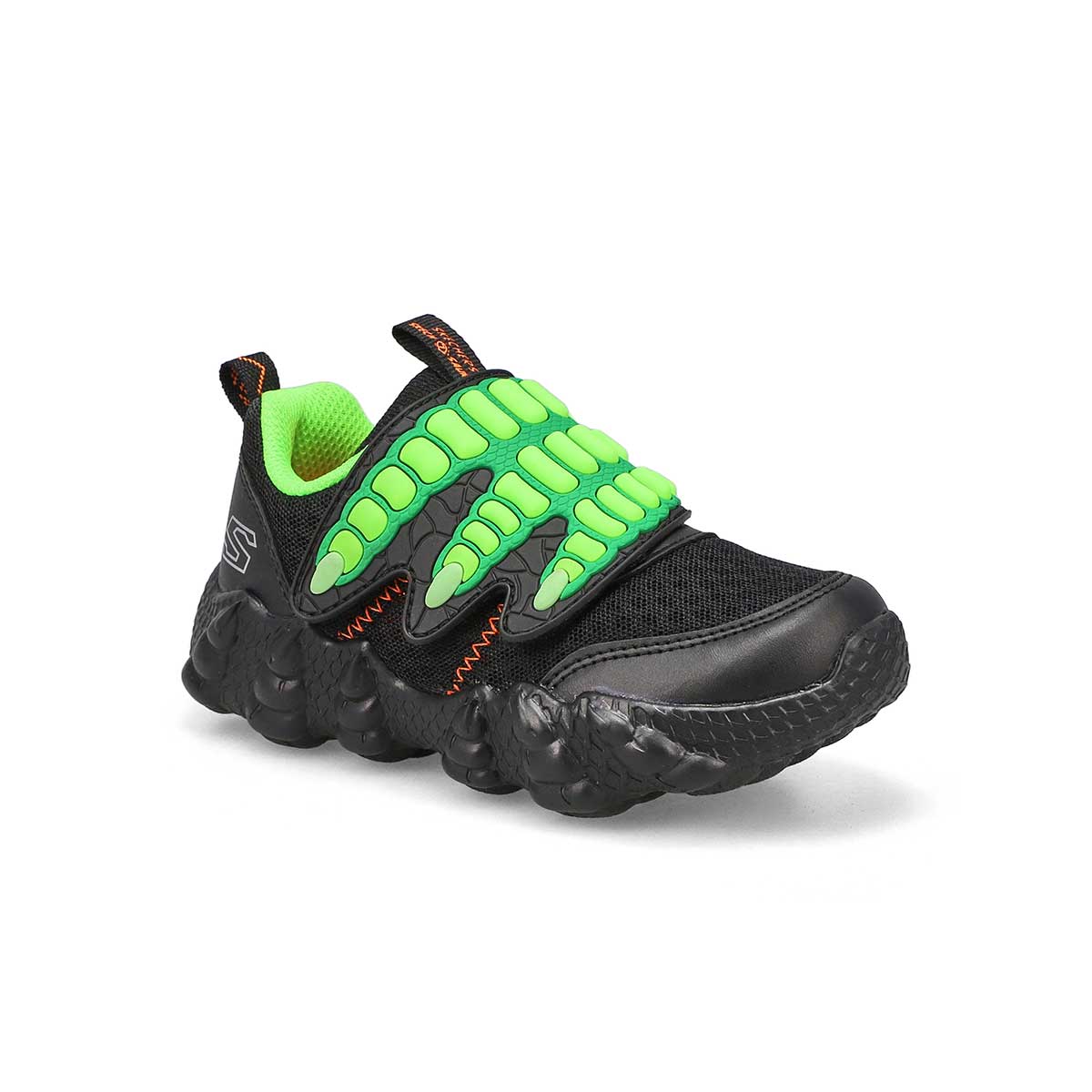 Skechers, Infants' B Lil'Saurus Claw Hunter Slip On Sneaker - Black Lime